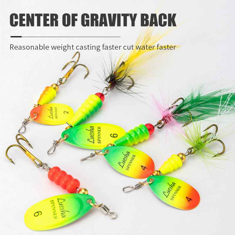 LUSHAZER 5 ชิ้น/ล็อต Spinner เ - Fishing Hook Treble บทวิจารณ์และราคา