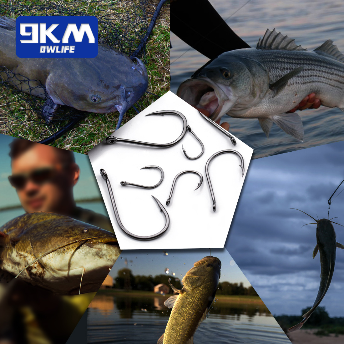 เบ็ดตกปลาอิเซอามะ 9KM 50~200 ช - Fishing Hook Assortment บทวิจารณ์และราคา