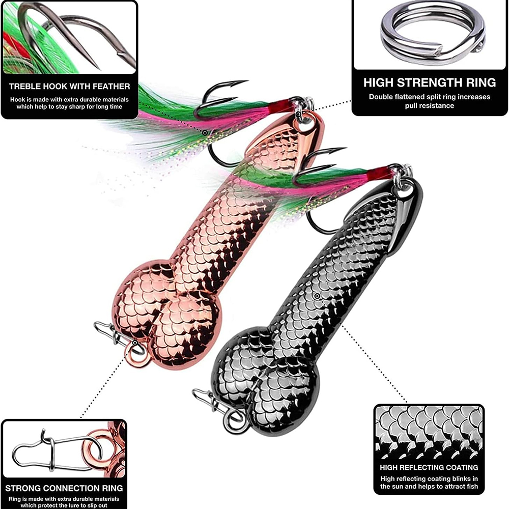 เหยื่อตกปลา VIB โลหะรูปทรงพิเศ - Fishing Hook Treble บทวิจารณ์และราคา
